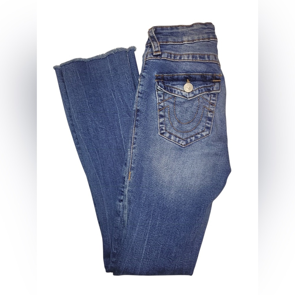 True Religion BECCA Mid Rise Boot Cut  Blue‎ Jeans Size 26